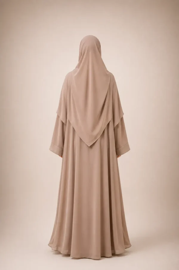 Abaya Beige Nude femme Ridae