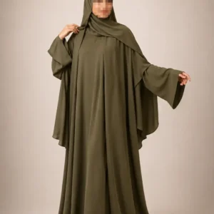 Abaya Jouri Vert Olive