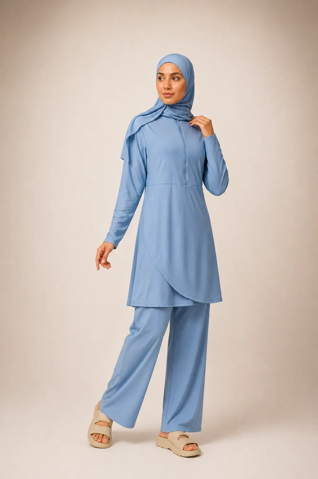 Burkini Bleu Ciel femme Ridae